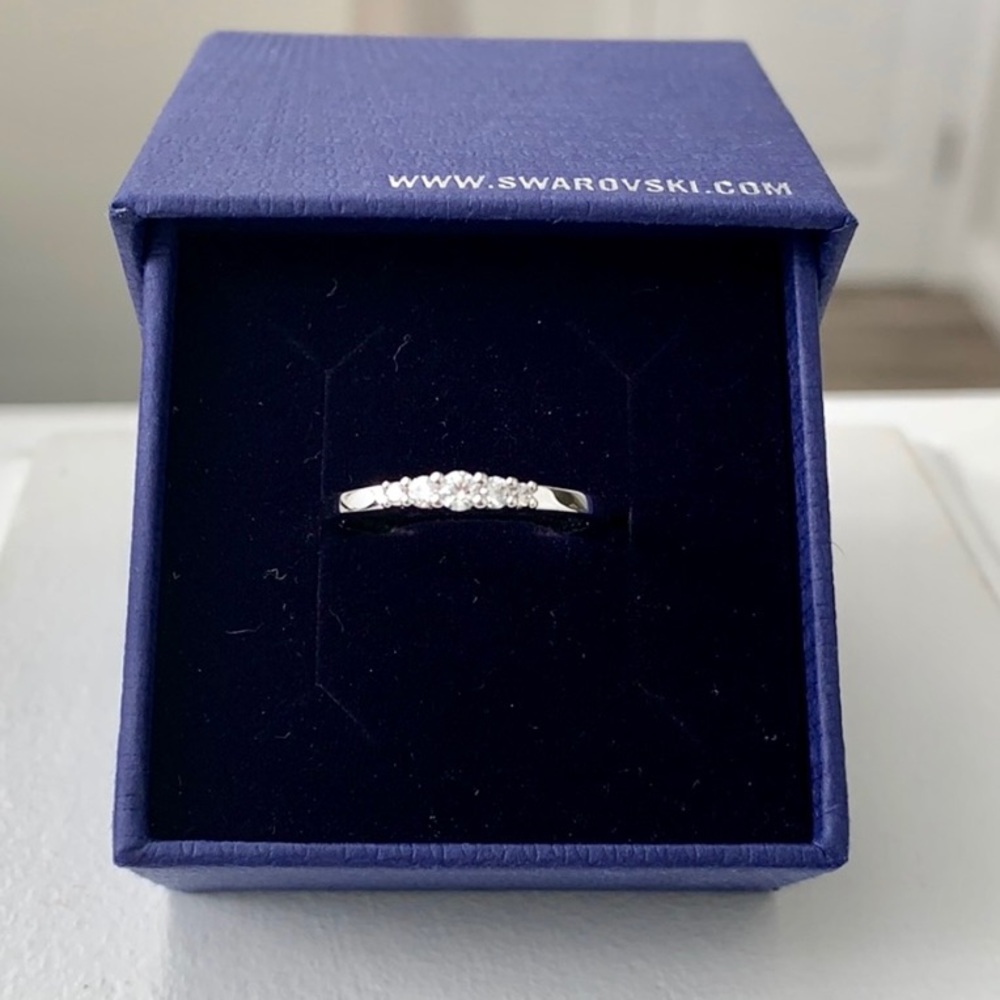 5 Stone Crystal Ring
